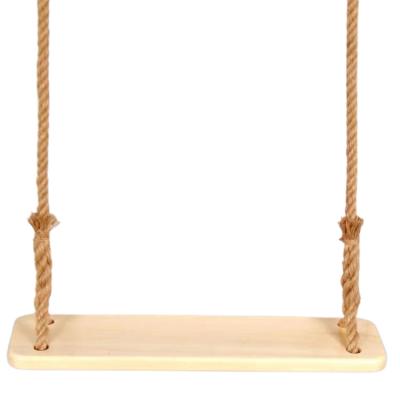 China Good Quality Modern Kids Children Tree Swings Seat Backyard Outdoor Replacement Rope Wooden Macrame Swing for sale