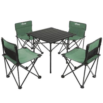 China Outdoor Easy-Carry Portable Beach Camping Canvas Easy-Carry Folding Chair and Tables for Carry Strap for sale