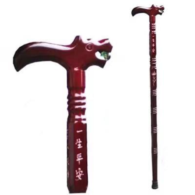 China 2021 New Design China Folk Art Wooden Armpit Adjustable Walking Stick Support Wooden Armpit Crutches for sale