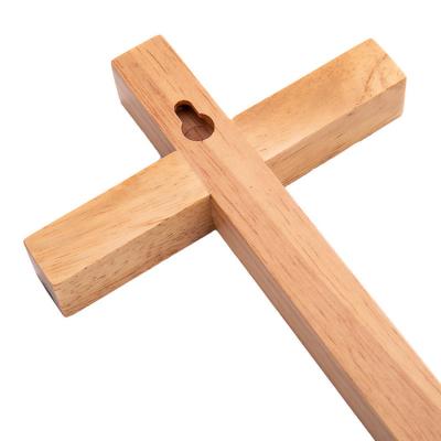 China Tau Folk Wooden Cross Art Manufacturers Wholesale Jesus Wooden Cross for sale