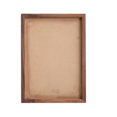 China Art High Quality Production Quality Clip Folk Wood Picture Frame Wooden Square Photo Frame for sale