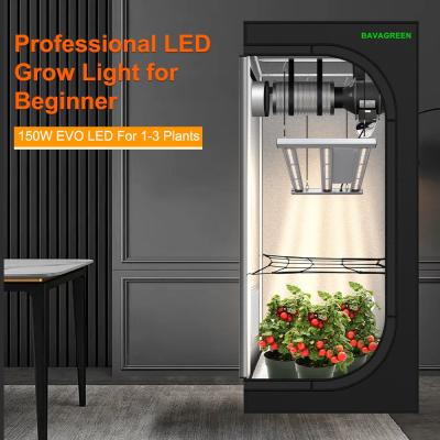 China BAVAGREEN 150W LED Grow Lampe Vollspektrum Samsung LM301H EVO UV IR Plant Lamp For 60x60x180cm GrowZelt Kit Komplettes for sale