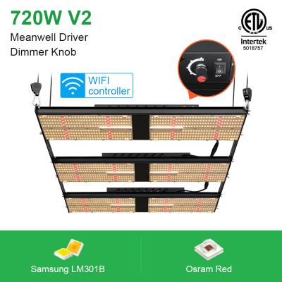 중국 이끌린 바바 ETL 오스론 660nm 720W는 빛 삼성 LM301B 패널을 성장시킵니다 판매용