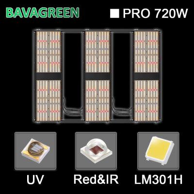 China Adjustable Spectrum Pre Assembled Seoul 385nm 720W Commercial Horticulture Lm301h Oem Odm for sale