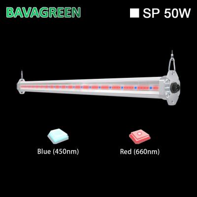 Κίνα οι UV IR οδηγήσεις 120cm T5 αυξάνονται το ελαφρύ βέλτιστο φάσμα 660nm 450nm 50W προς πώληση