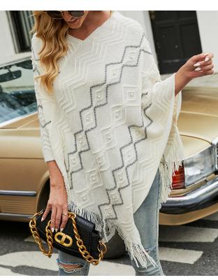 China Other New Fashion Women Poncho Shawl Cape Winter Knitted Ponchos For Women Accessories Scarf for sale