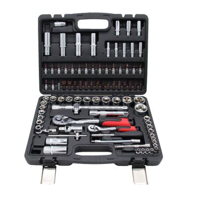 China Complete Multi Car Mechanic's Repair Tools Kit Outdoor Tool Kit Professional 94 Pcs Assortment Set for sale