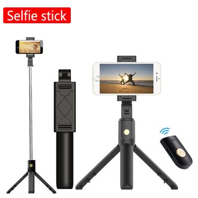 China Fold K07 Selfie Stick Mobile Phone Monopod Stand Holder Extendable Camera Tripod With Wireless Outdoor For Smartphone for sale