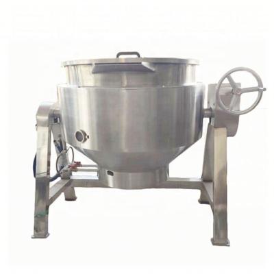 China Dairy Factory Multifunctional Industrial Blender Kettle Food Grade Jacketed Cooker for sale