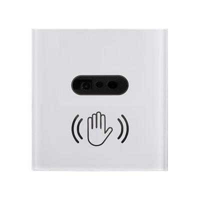 China Household Wall Sensor EU UK 220V 10A Infrared Screen Panel Glass Switch/Office RTS USA 118MM Sensor Infrared Wall Smart Lamp Switch for sale