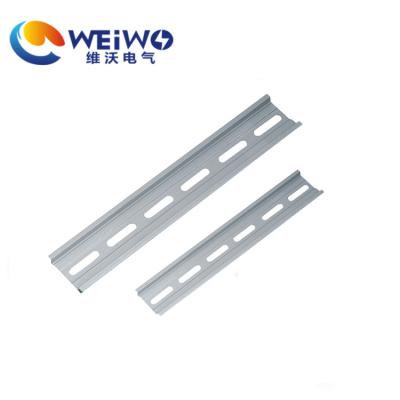 China Guide Rail Terminal Block Stainless Steel Din Rail Mounting Clip for sale