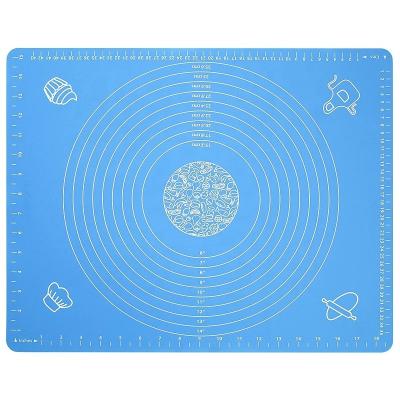 China New Design Custom Macaroon Cake Pastry Rolling Viable Non Stick Silicone Food Baking Mat for sale