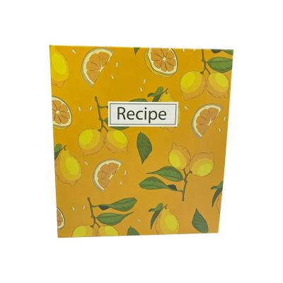 China Viable Recipe 3 Ring Binder 8.5x11 full page for family recipes for sale