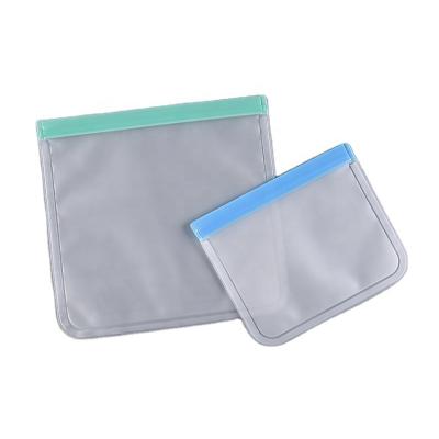 China Food Grade BPA Free Viable Leakproof Sandwich Freezer Reusable Snack Storage Bags for sale