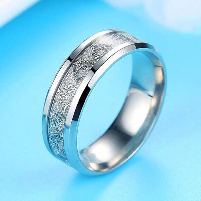 China Hot Selling Vintage Gift Fashion Design Dolphin Animal Pattern Custom Jewelry Mens Rings for sale