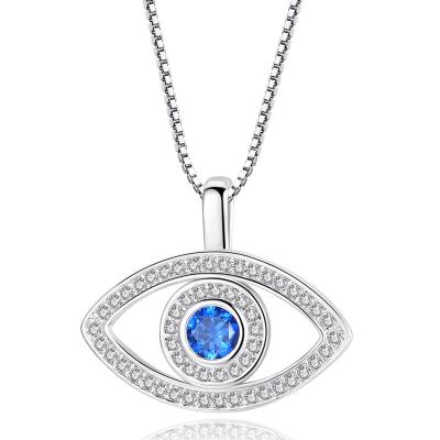 China Hot Sale Fashion Gift Women Men Trendy Jewelry Pendant Evil Statement Custom Eye Necklace for sale