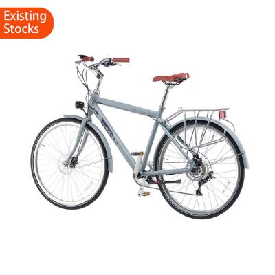 China New Design Aluminum Alloy 36V Hub Motor 250W Gray Rear City Aluminum Electric Bike for sale