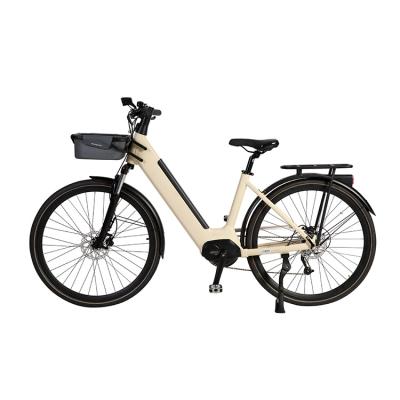 China Hot Sale 36V 14.7AH Eu Warehouse Aluminum Alloy Lithium Battery Electric Bike 500W Ladies Electric Bike City Ebike for sale