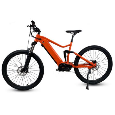 China EU warehouse 10 speed aluminum alloy 48V 15AH full aluminum frame 1000w mountain bike fast speed suspension mtb ebike for sale