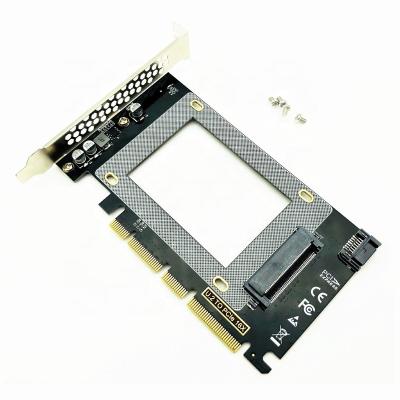 China PCBA PCI-E 4X X16 to U.2 SFF-8639 U2 Adapter NVMe PCIe SSD PCI-e to M.2 Card NGFF 2.5' SSD to PCI-E X16 for sale