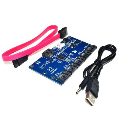 China Supports 1 Hot-plug SATA hard disk adapter sata3 expansion card SATA2 expansion card 3.0 port 3.0 GBP SATA II PC expansion card at 5 for sale