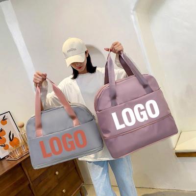 China Custom Spend DA Night Bag Woman Designer Cute Fitness Overnight Fashion Duffle Waterproof Weekender Fleece Gym Sport Travel Bags Travel Bag RF-001 for sale