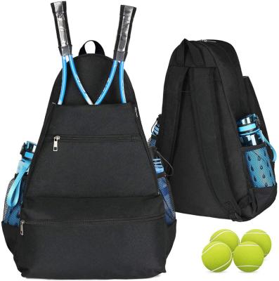 China Outdoor Sport Gym Tennis Backpack Large Tennis Bags For Women And Men To Hold Tennis Racket Pickleball Paddles Badminton Squash Racket Backpack for sale