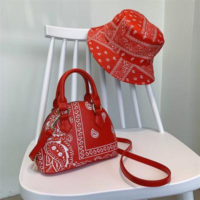 China Hot Selling Designer Luxury Famous Brands Designer Handbags Luxury Bandana Hat and Purse Set Purses and Purses for Women for sale