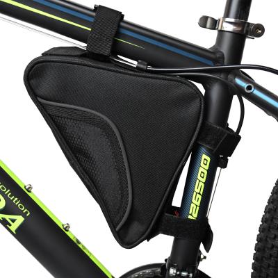 China Easy To Install New RALLEX 2021 Bike Rear Bags High Quality Fluorescent Lamp Frame Saddle Bag With Taillight Bicycle Seat Bag for sale