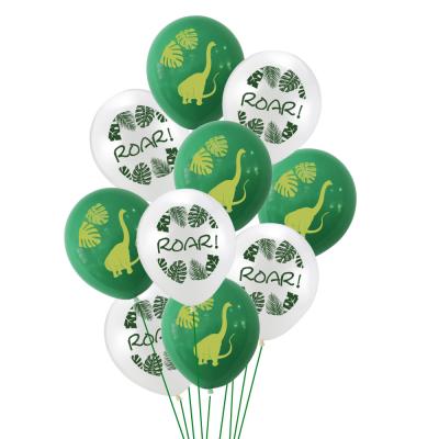 China 12 Inch Dinosaur Ramadan Balloon Latex Balloons Printing Themed Latex Balloon Dinosaur Birthday Party Decoration for sale