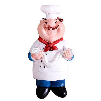 China Shape Cartoon Bread Creative Chef Resin Magnet Custom Souvenir 3D Fridge Magnets for sale