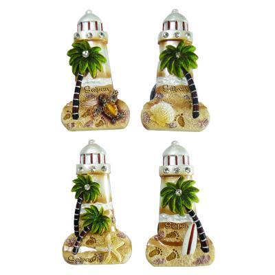 China Shape 3D Saipan Beach Landscape Resin Fridge Stickers Custom Tourism Souvenirs for sale