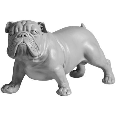 China Europe style animal home decoration bulldog creative resin decoration for sale