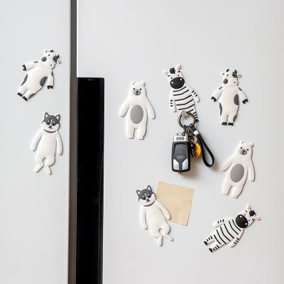 China Soft Plastic Bending PVC Fridge Hook Animal Fridge Magnet Multifunction Soft Bendable Strong Magnetic Magnet for sale