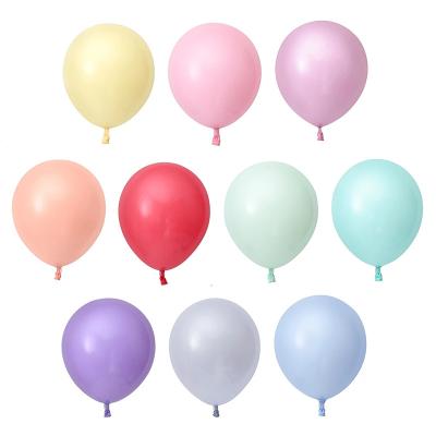 China Stage layout high quality birthday party balloon 12 inch thick latex balloon candy color latex balloon for sale