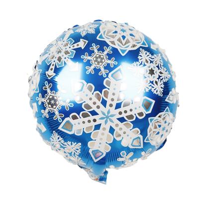 China Ramadan Balloon Winter Snowflake Foil Balloons Christmas Decoration Foil Balloons Printed Foil Balloons for sale