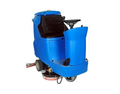 China Hotels KeJie SC110-800J Electric Tower On Drive Vehicle Scrubber Dryer Floor Washing Machine Industrial Floor Cleaning Scrubber for sale