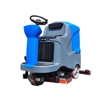 China Hotels KeJie SC115 Series Electric Ride On Drive Industrial Vehicle Scrubber Dryer Floor Washing Cleaning Machine Floor Scrubber for sale