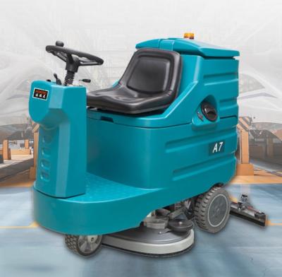 China Hotels A7 AUTOMATIC INDUSTRIAL FLOOR CLEANER DOUBLE JUMPER BRUSH MACHINE for sale