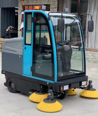 China SC2000E Factory Ride On Enclosesd Type Floor Sweeper Machine Full Cabin for sale