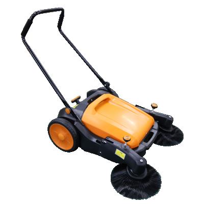 China Hotels hand push road sweeper/road non-electric floor dust cleaner/remover/manul non-power/outdoor high capacity sweeper for sale