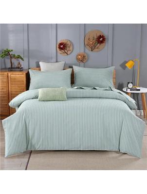 Chine 100% Cotton Woven Bedroom Bedding Set Customized  Plied Yarn à vendre