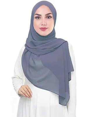 中国 Arab Dubai Muslim Clothing Hijab Plain Head Scarves Women Premium Cotton Hijab 販売のため