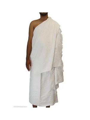 Chine Hygienic Natural Microfiber Woven Muslim Clothing Hijab Ihram Ehram Ahram Men For Hajj Umrah à vendre