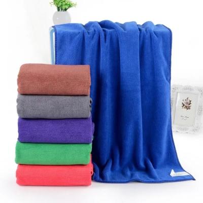 China Microfiber Cotton Bath Towel Sets Navy Blue Child  Mini Hand Towels for sale