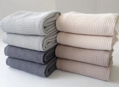 Chine 100% Cotton Waffle Weave Kitchen Towels Super Absorbent Kitchen Hand Dish Cloths for Drying and Cleaning à vendre