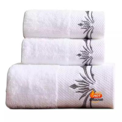 China Jacquard Embroidery Pattern Face Hand Towel Home Cotton Face towel en venta