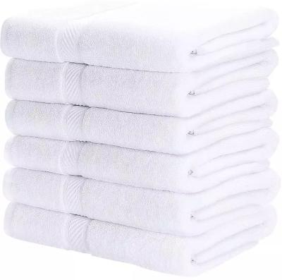 China Super Absorbent Cotton Bath Towel Commercial Hotel Face Towel Set for sale