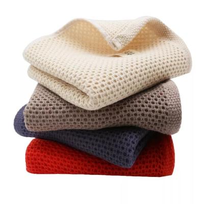 China Personalized Cotton Bath Towel Sets Honeycomb Cotton Face Towel for sale