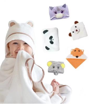 Chine Factory Direct Wholesale Animal Design Super Breathable Soft Cartoon Kids Bath Towel 100% Bamboo Baby Hooded Towel à vendre